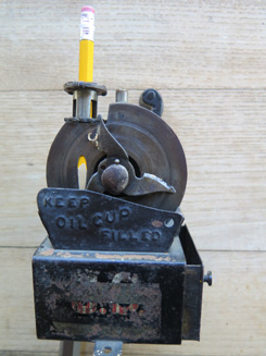 VERY EARLY US BRAND PENCIL SHARPENER